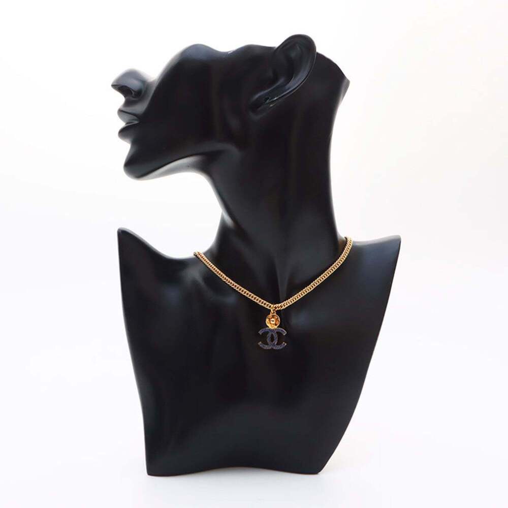 CHANEL Authentic Blue Logo Necklace - Picture 8 of 9